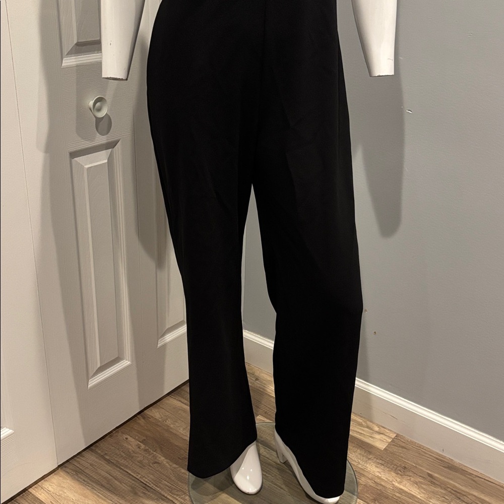 NWOT Eliza J rhinestone strap and bow detail jumpsuit - Picture 9 of 14